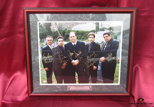 Sopranos - Large Format Photo Signed By 5 Original Cast Members 16x20