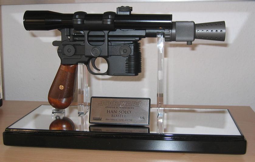 Master replicas han solo blaster 2024 elite edition